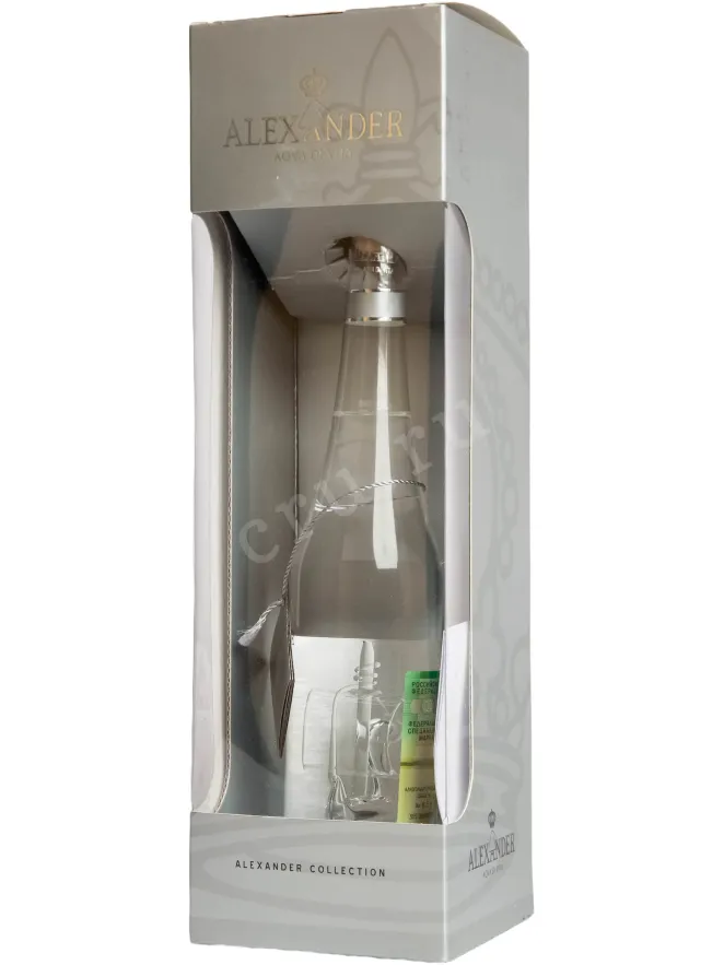 Подарочная коробка Bottega Alexander Grappa Chardonnay gift box Ship 0.35 л
