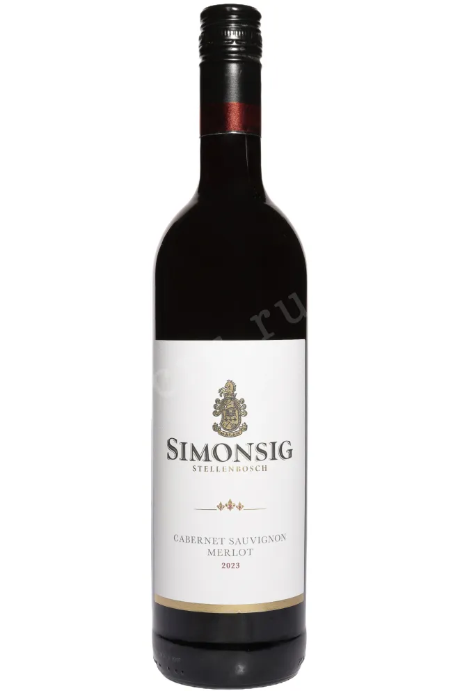 Вино Simonsig Cabernet Sauvignon Merlot Stellenbosch 2023 0.75 л