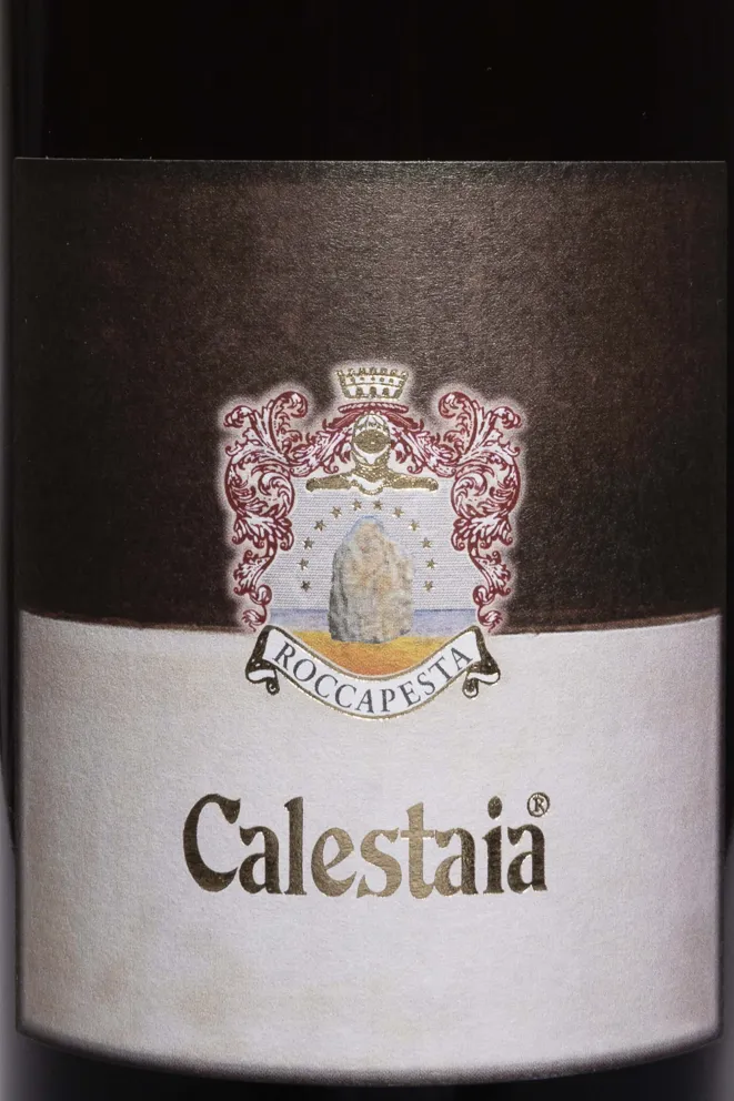 Этикетка Roccapesta Calestaia Morellino Di Scansano DOCG 2018 0.75 л