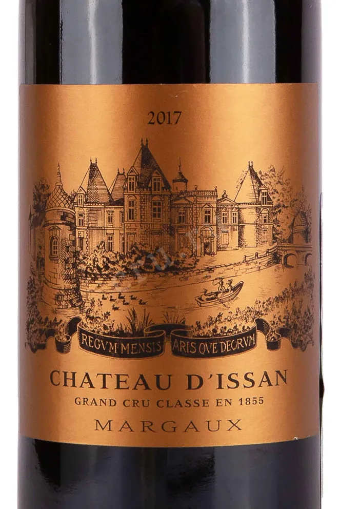 Этикетка Chateau d'Issan Grand cru classe Margaux 2017 0.375 л