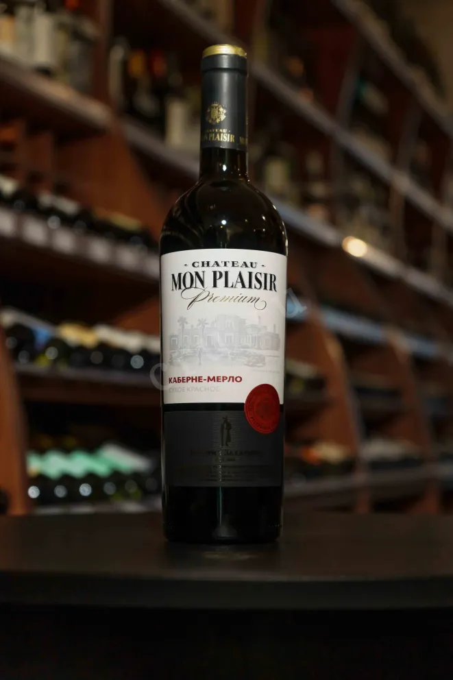 В магазине Крю Профи Chateau Mon Plaisir Premium Cabernet-Merlot 2021 0.75 л