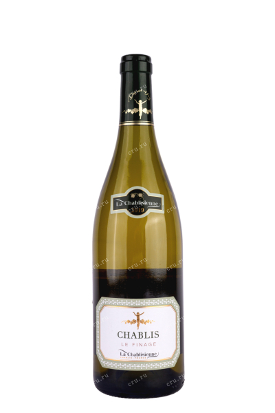 Вино La Chablisienne Chablis AOC Le Finage 2019 0.75 л