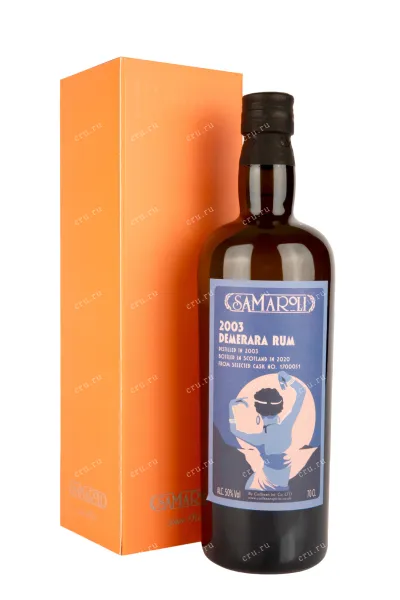 Ром Samaroli Demerara 2003 in gift box  0.7 л