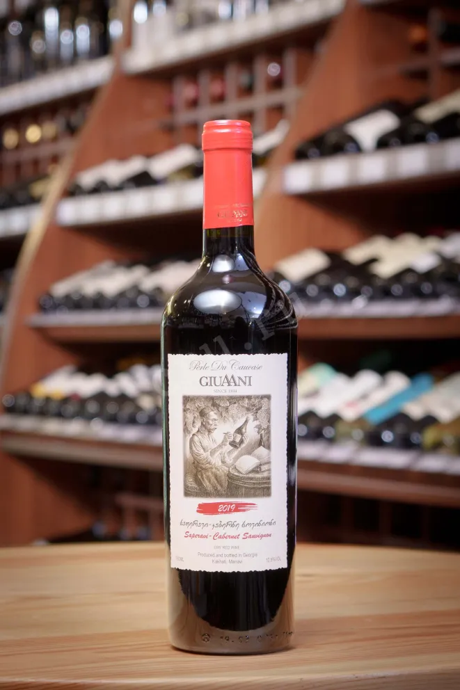 В магазине Крю Профи Giuaani Perle du Caucase Saperavi Cabernet Sauvignon 2019 0.75 л