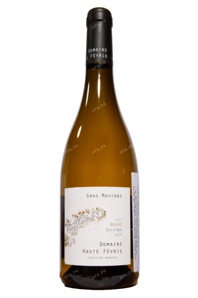 Вино Domaine Haute Fevrie Gras Moutons Muscadet Sevre et Maine sur Lie AOC 2022 0.75 л