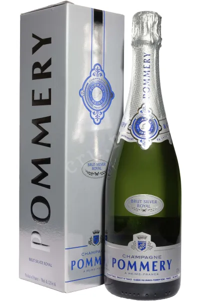 Шампанское Pommery Brut Silver Royal in gift box 2021 0.75 л