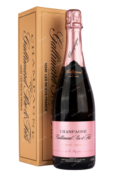 Шампанское Gallimard Pere et Fils Rose Brut  0.75 л