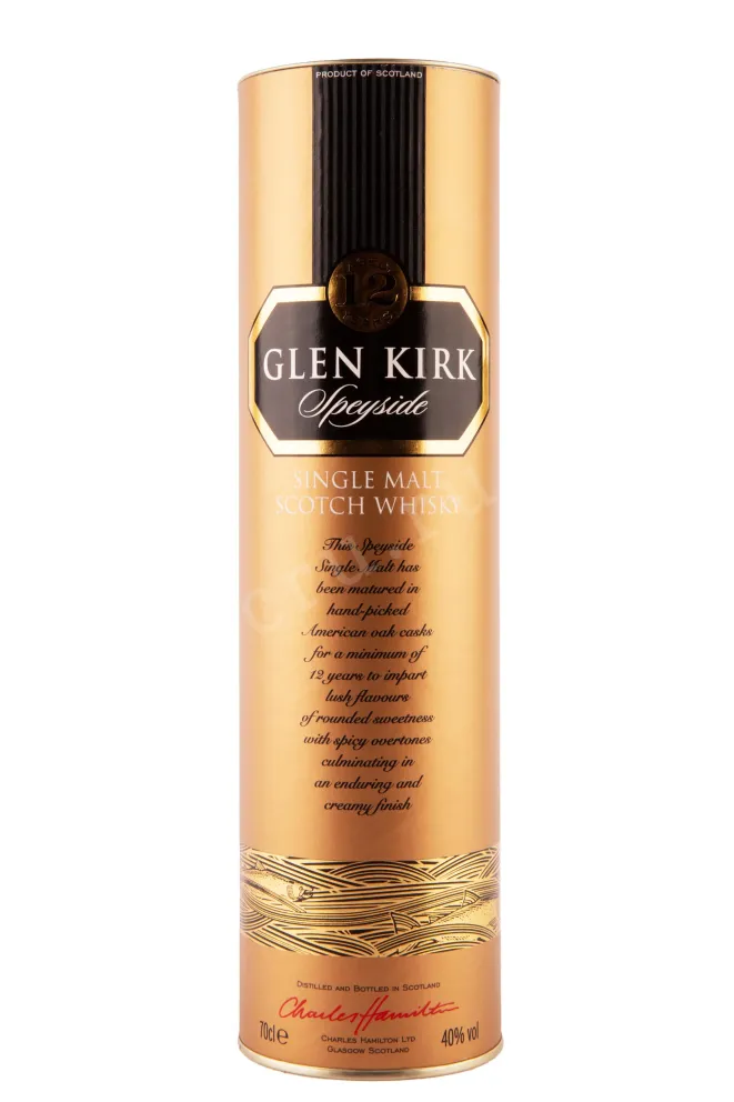 Туба Glen Kirk 12 Years Speyside in tube 0.7 л
