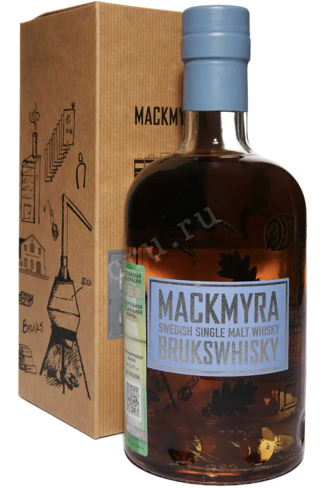 Виски Mackmyra Brukswhisky in gift box  0.7 л