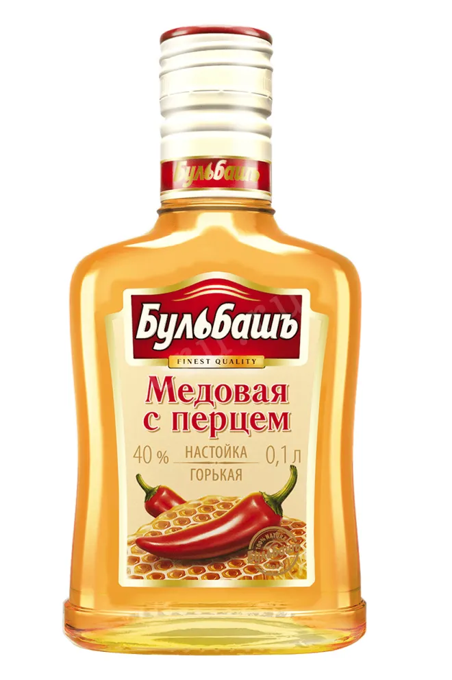 Настойка Бульбашъ Горькая Медовая с Перцем  0.1 л