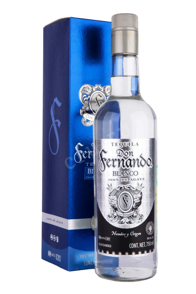 Текила Don Fernando Blanco in gift box  0.75 л