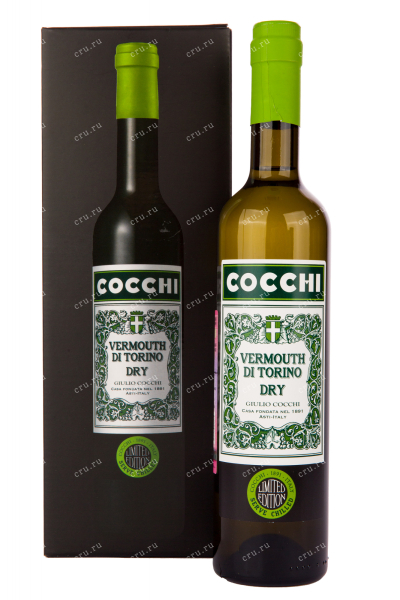 Вермут Cocchi Dry gift box  0.5 л