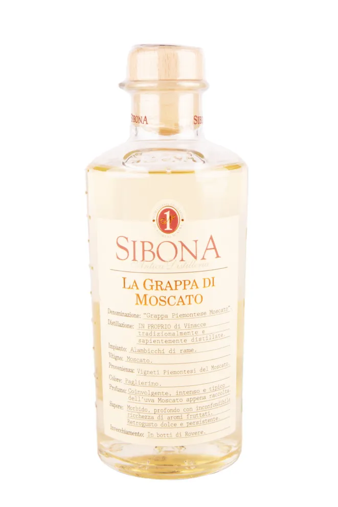 Граппа Sibona Moscato  0.5 л