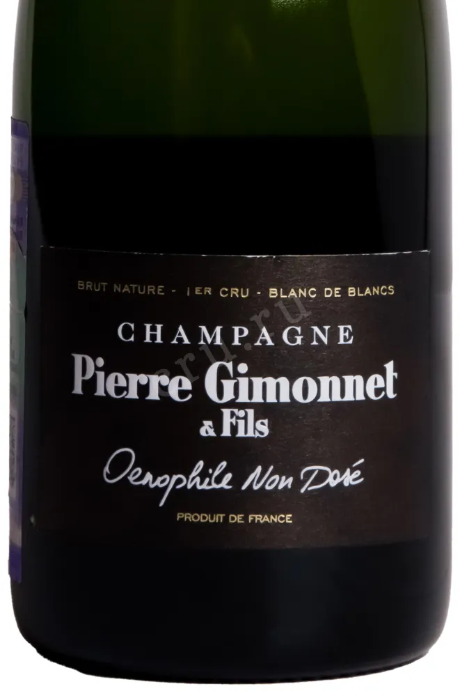 Этикетка Pierre Gimonnet & Fils Oenophile 1-er Cru Brut Nature 0.75 л