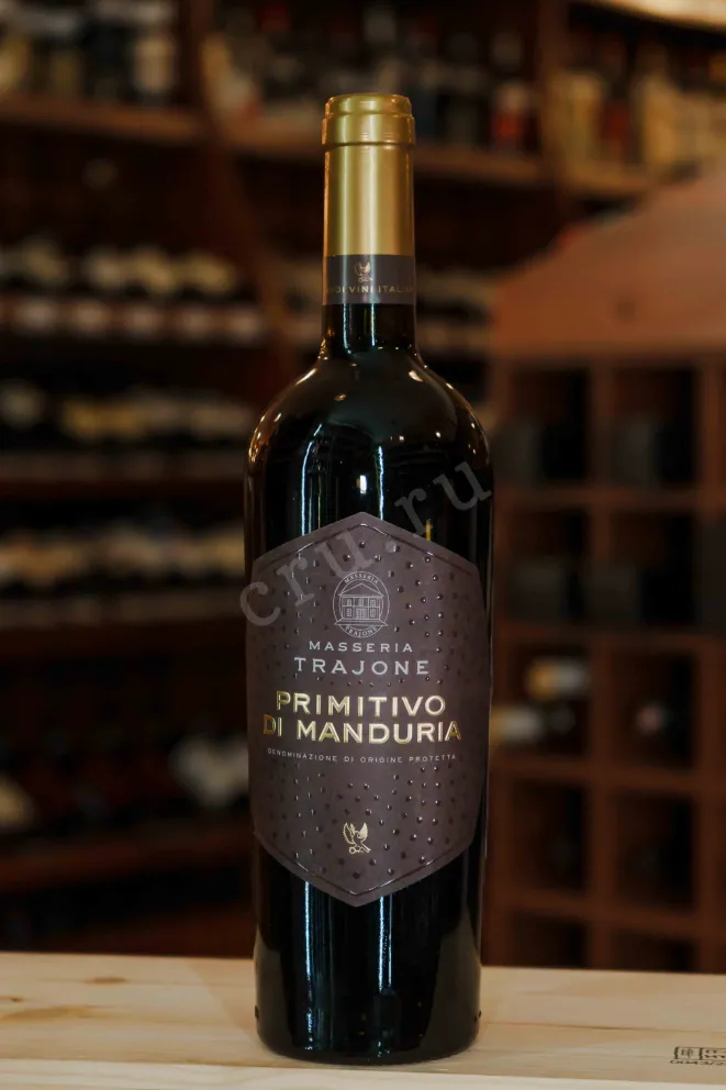 В магазине Крю Профи Primitivo di Manduria Masseria Trajone 2022 0.75 л