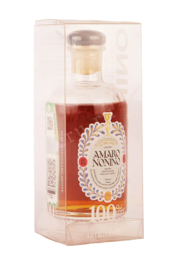 Подарочная коробка Amaro Nonino Quintessentia 0.1 л