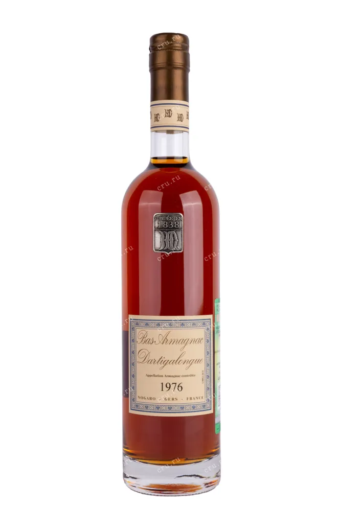 Бутылка Vintage Bas Armagnac Dartigalongue wooden box 1976 0.5 л