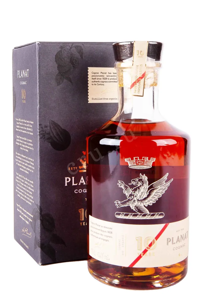Коньяк Planat 10 years Bio Organic in gift box  0.7 л