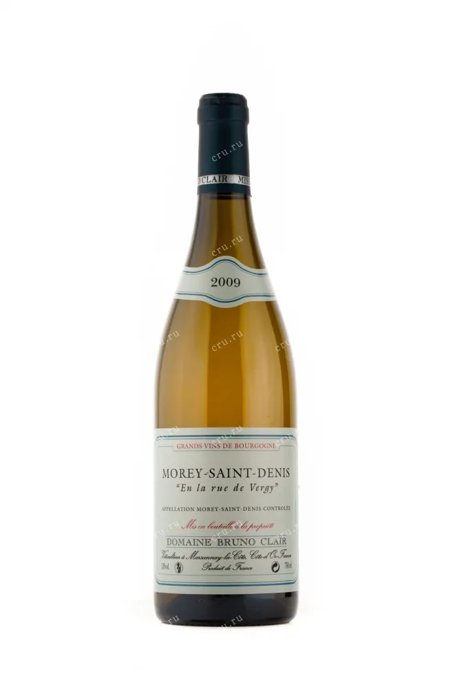 Контрэтикетка вина More-Saint-Denis "En la rue de Vergy" 2009 0.75 л