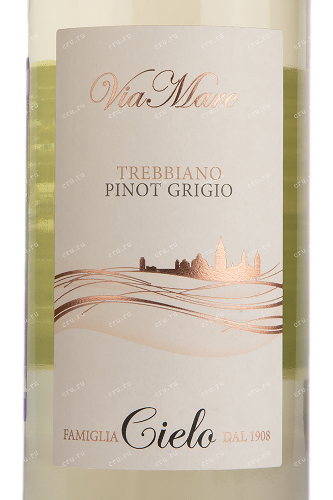 Этикетка вина Cielo Trebbiano Pinot Grigio 0.75 л