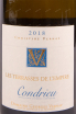 Этикетка вина Les Terrases de lEmpire Condrieu 2018 0.75 л