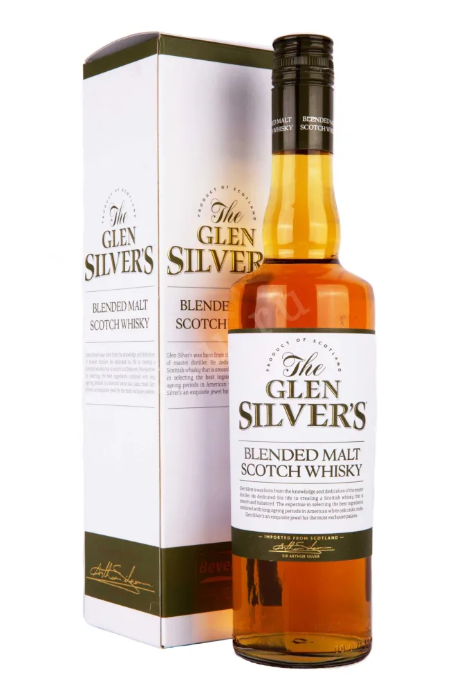 Виски Glen Silver's Blended Malt in gift box  0.7 л