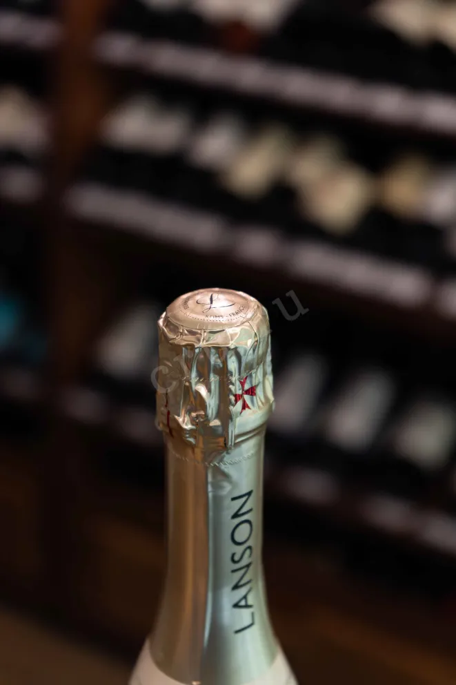 Пробка Lanson Le Blanc de Blancs Brut gift box 2021 0.75 л