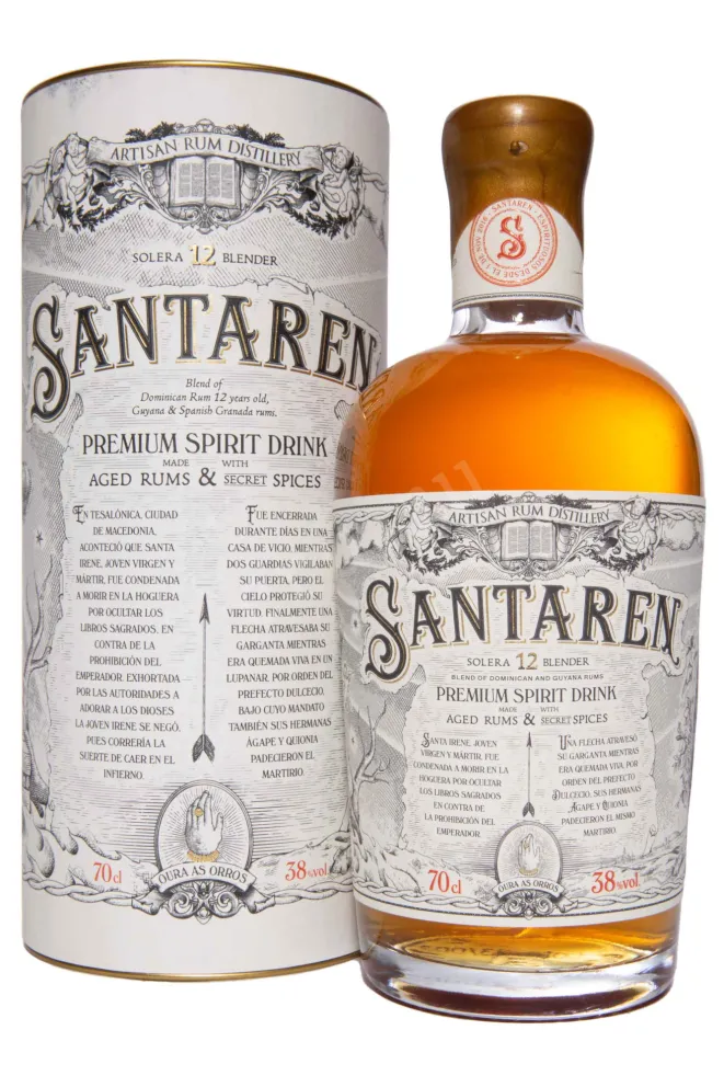 Ром Santaren Solera Blender 12 years in tube  0.7 л