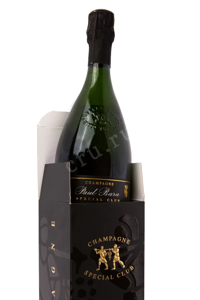 Подарочная коробка игристого вина Paul Bara Special Club Brut Bouzy Grand Cru gift box 0.75 л