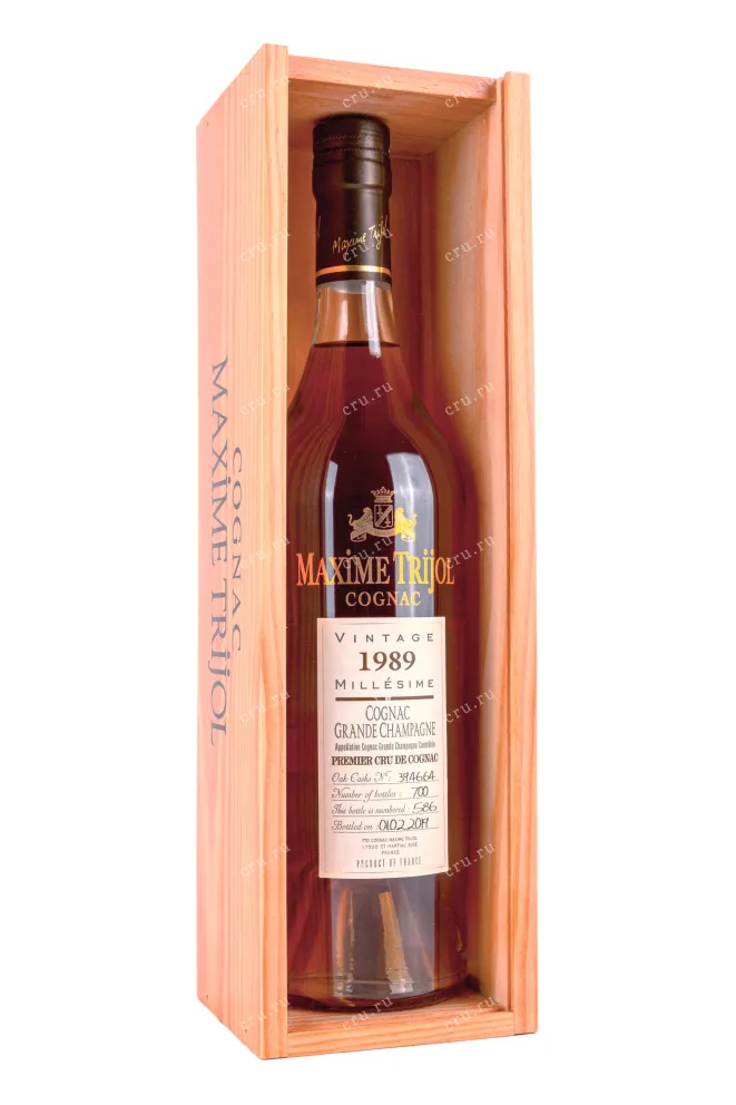 В подарочной коробке Maxime Trijol 1989 0.7 л