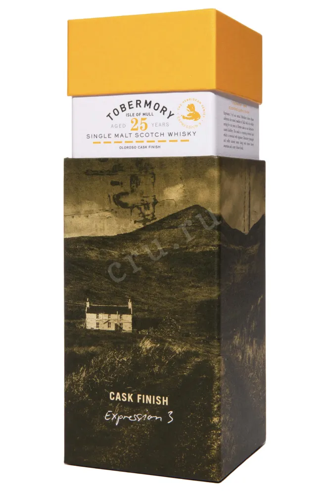 Подарочная коробка Tobermory 25 years Single Malt Oloroso Cask Finish in gift box 0.7 л