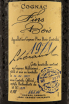 Этикетка Lheraud Fins Bois 1971 0.7 л