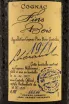 Этикетка Lheraud Fins Bois 1971 0.7 л