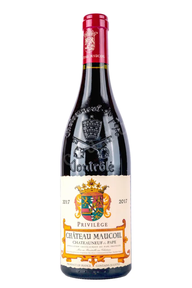 Вино Chateau Maucoil Chateauneuf-du-Pape Privilege 2017 0.75 л