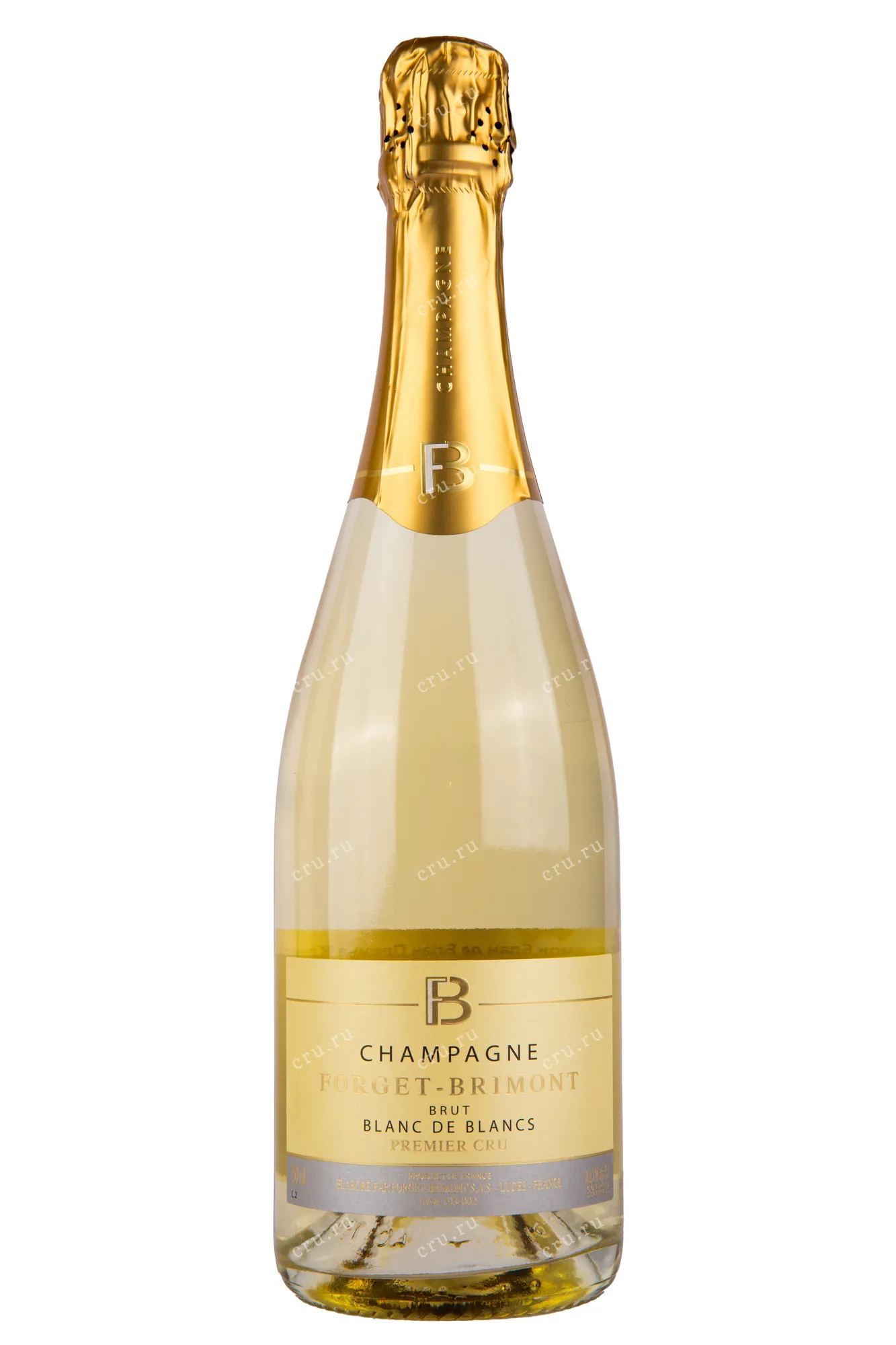 Фото — Шампанское Forget-Brimont Blanc de Blancs Brut Premier Cru 2020 0.75 л