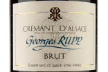 Этикетка Cremant d'Alsace Georges Rupp 2017 0.75 л