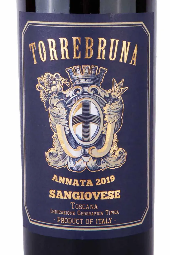 Этикетка Castellani Torrebruna Annata Sangiovese 2019 0.75 л