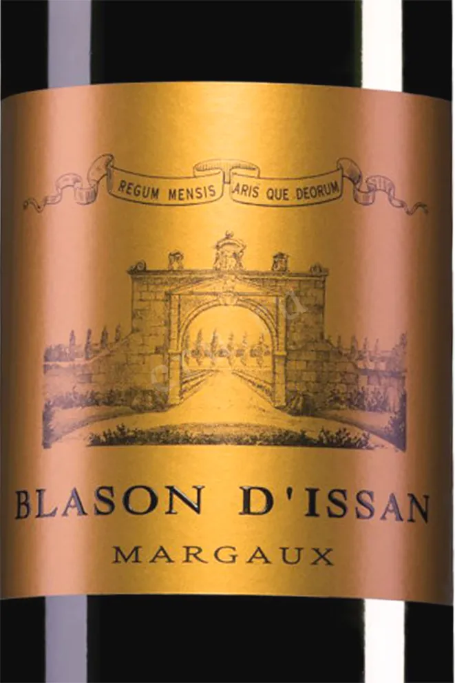 Этикетка Blason d`Issan Margaux AOC 2014 0.75 л