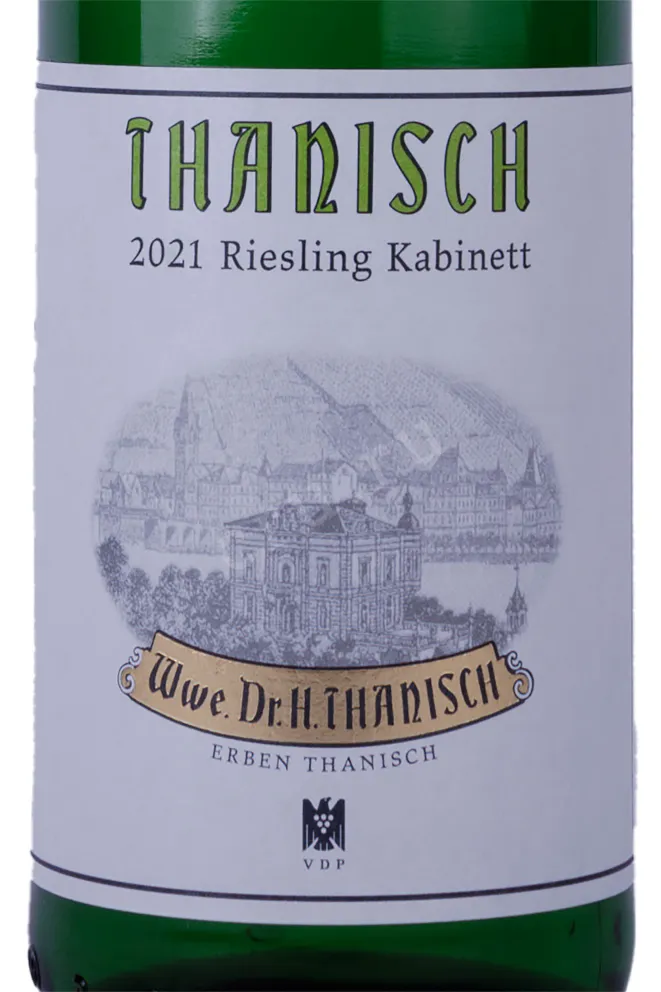 Этикетка Thanisch Riesling Kabinett 2021 0.75 л
