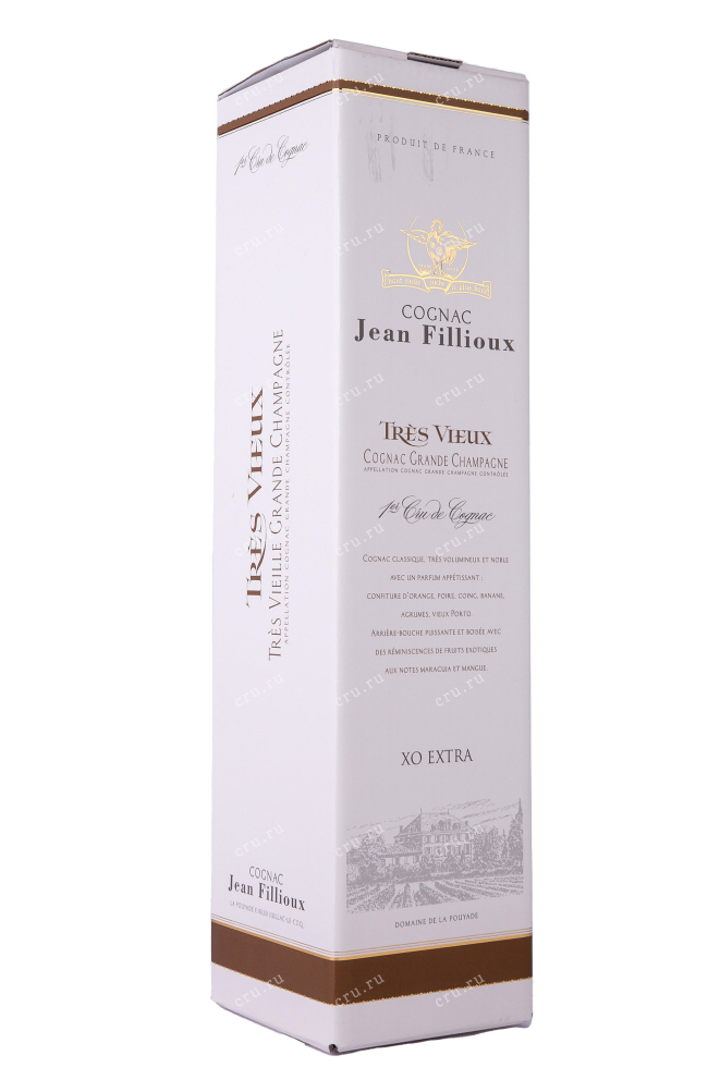 В подарочной коробке Jean Fillioux Tres Vieux 0.7 л