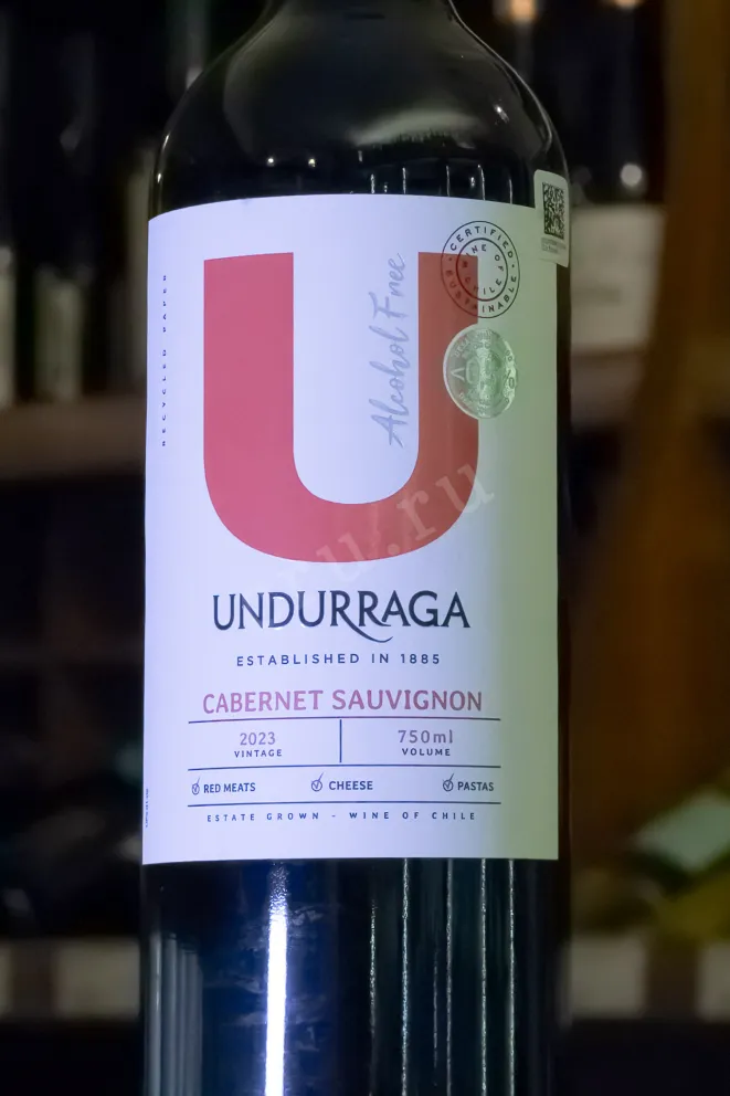 Вино Undurraga Cabernet Sauvignon Alcohol Free 2023 0.75 л