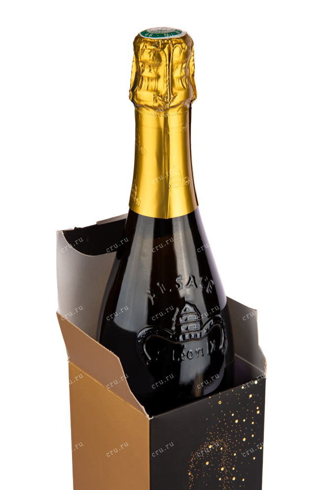 Подарочная коробка игристого вина Wolfberger Cremant d`Alsace Prestige 0.75 л