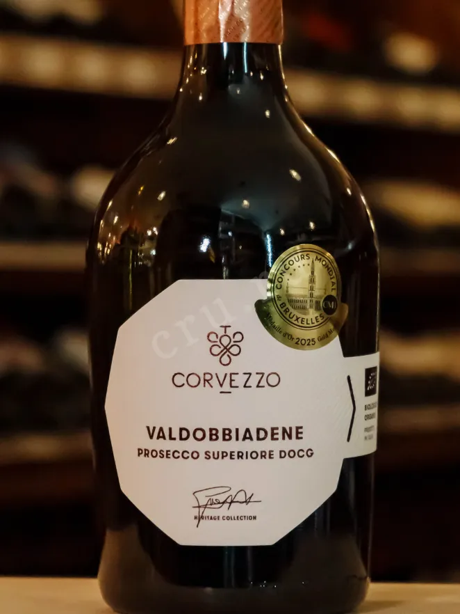 В магазине Крю Профи Corvezzo Prosecco Valdobbiadene Superiore DOCG Brut 2024 0.75 л