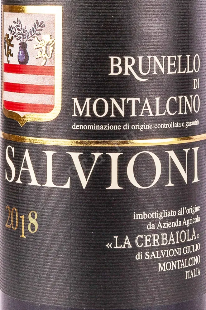 Вино Salvioni Brunello di Montalcino DOCG 2018 0.75 л
