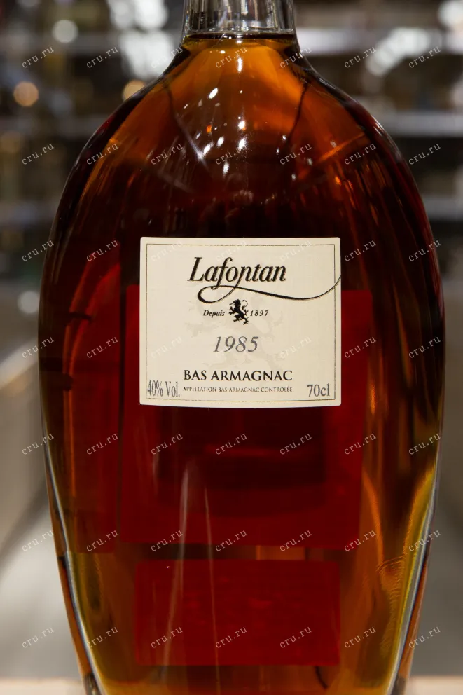 Этикетка Lafontan 1985 0.7 л
