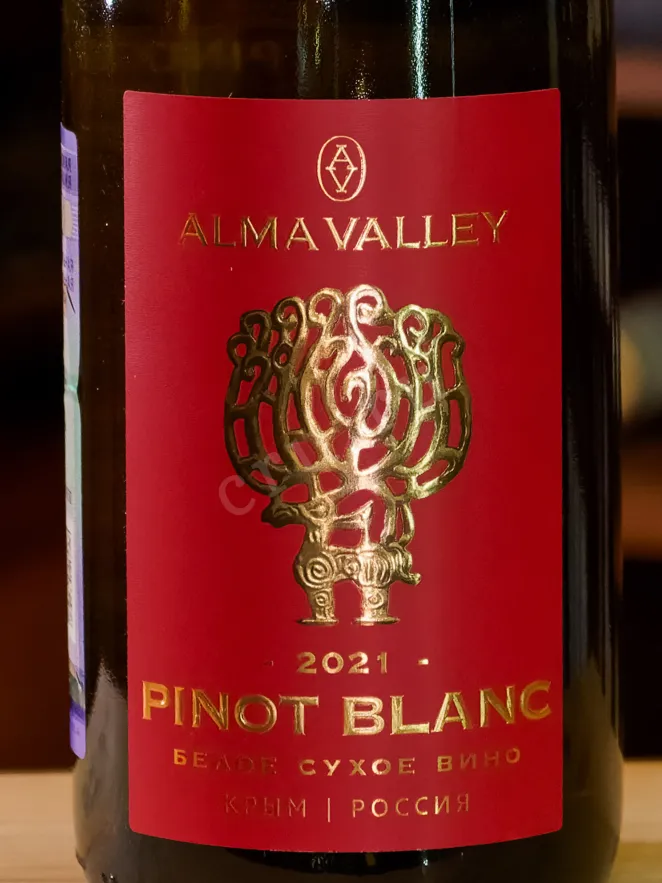 В магазине Крю Профи Alma Valley Pinot Blanc 2021 0.75 л