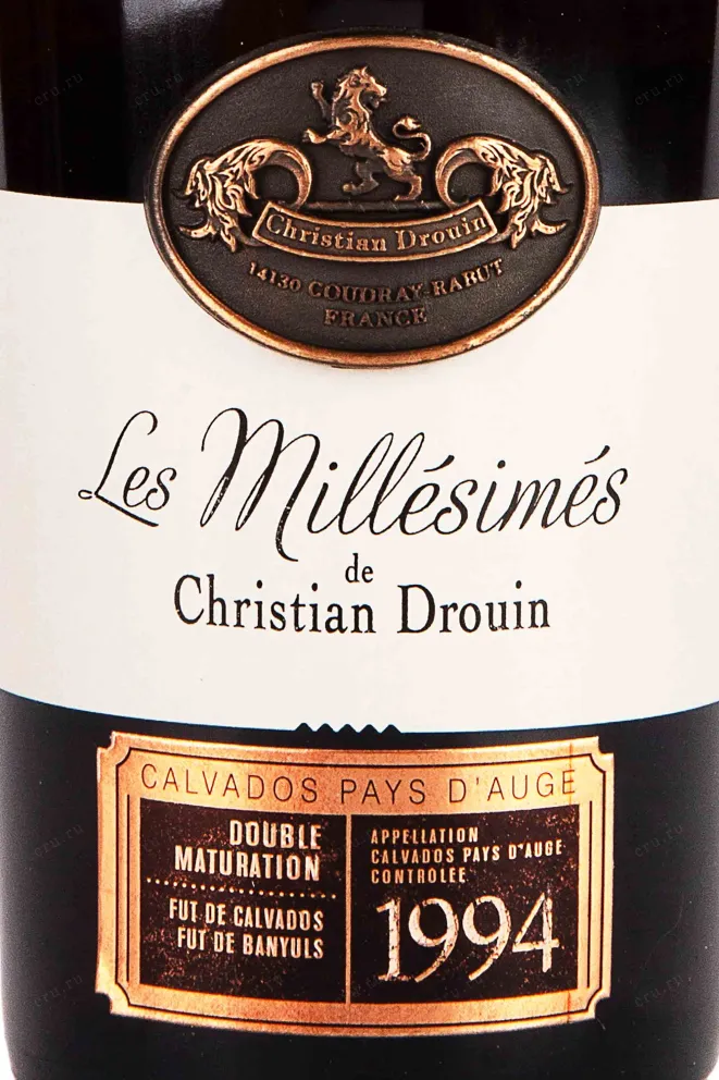 Этикетка Christian Drouin 1994 0.7 л