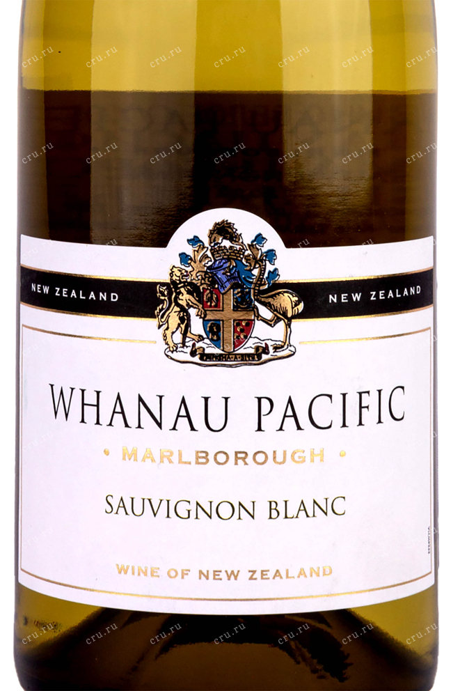 Этикетка Whanau Pacific Marlborough Sauvignon 2022 0.75 л