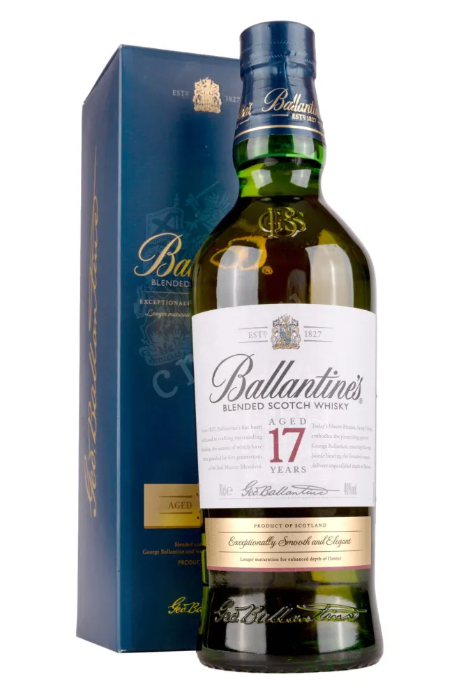 Виски Ballantines 17 years old in gift box  0.7 л