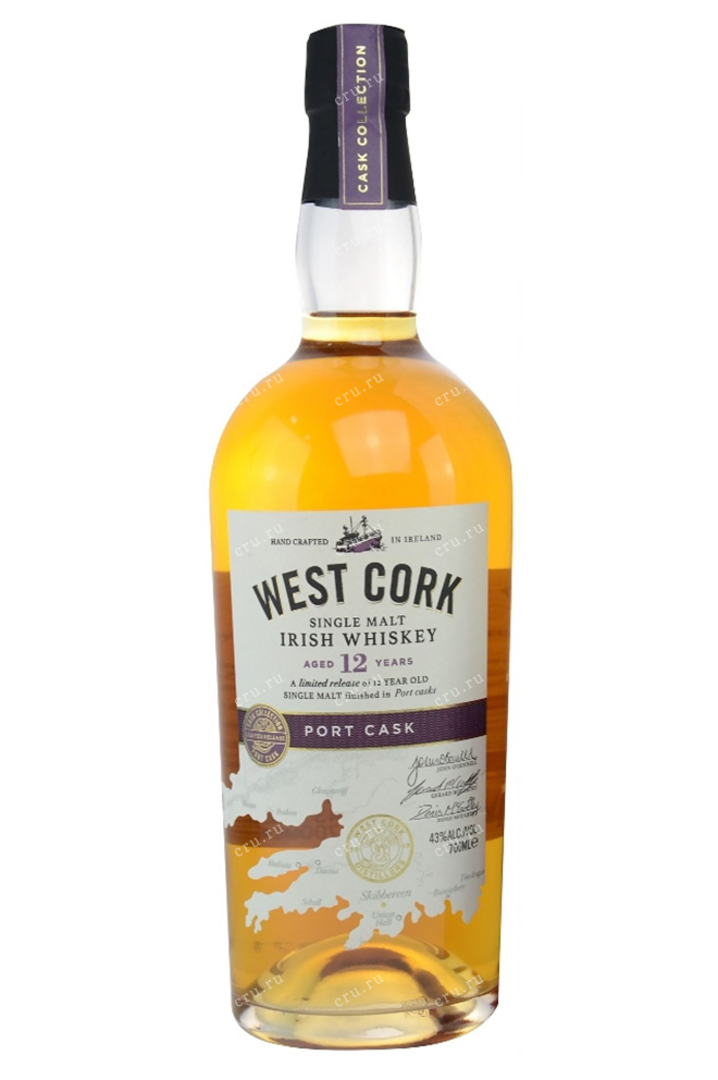 Виски West Cork 12 years Port Cask  0.7 л